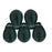 Czech Lg. Tear Drops 9 x 6mm AB- Montana Blue (50pcs)