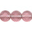 Czech Dime Beads 6mm Med Amethyst (25pcs)