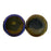 Czech Dime Beads 8 x 3mm Iris - Brown (25pcs)