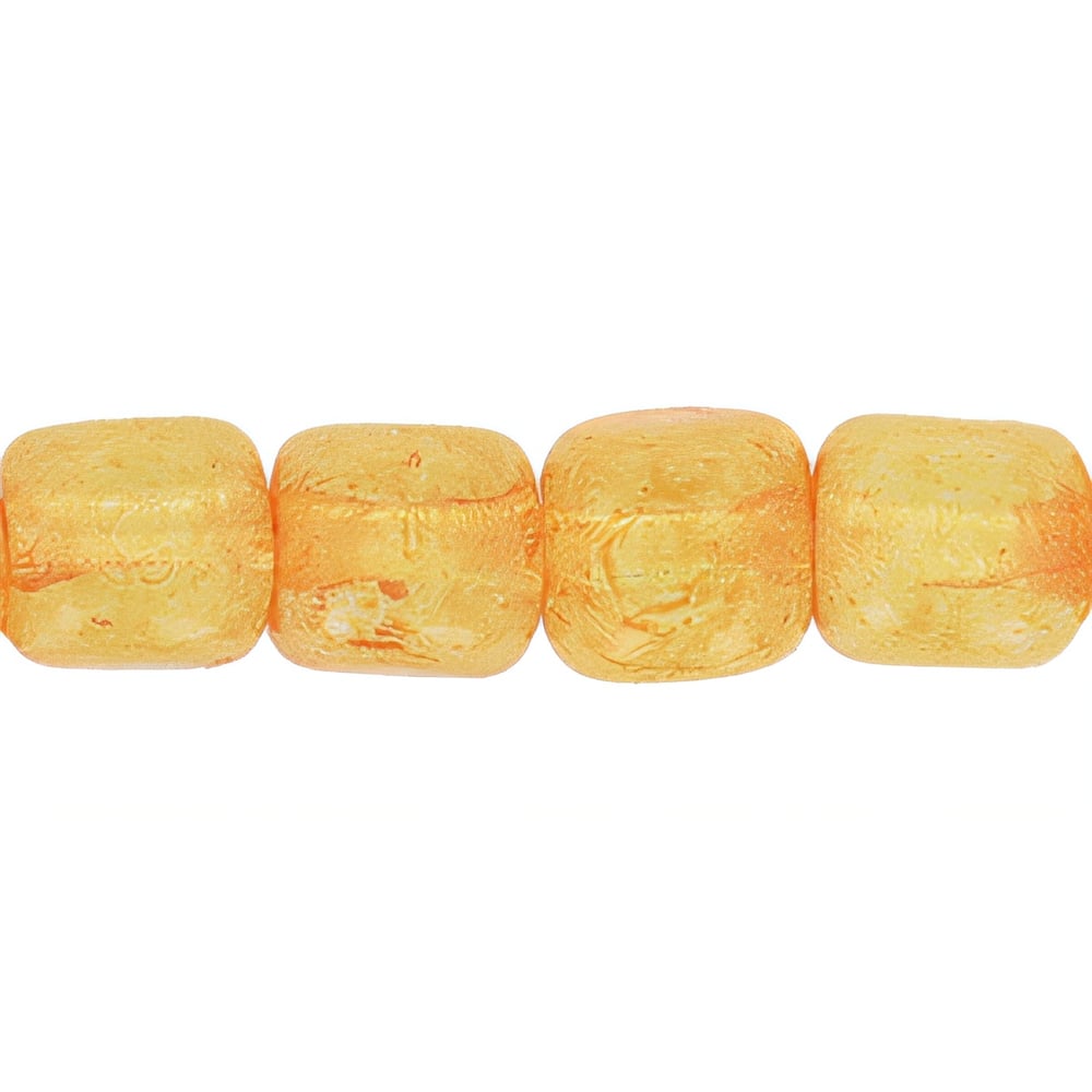 Czech Cube 4/4mm Translucent Sundial (100pcs)