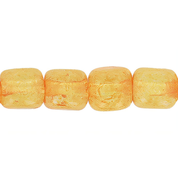 Czech Cube 4/4mm Translucent Sundial (100pcs)