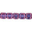 Czech Cubes - 7 x 5mm Luster - Transparent Denim Blue (50pcs)