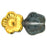 Czech Flowers 10 x 10mm Gold 1/2 (25pcs)