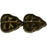 Czech Leaves 10 x 8mm Vertical Hole Dk Bronze (Irregular Finish)