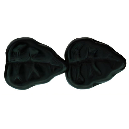 Czech Leaves 10 x 8mm Vertical Hole Jet (25pcs)