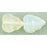 Czech Leaves 10 x 8mm Vertical Hole Matte - Jonquil AB (25pcs)
