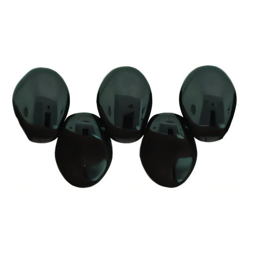Czech Petals 8 x 6mm Jet (50pcs)