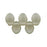 Czech Petals 8 x 6mm Matte - Black Diamond (50pcs)