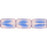 Czech Polished Rectangles 12 x 8mm Lt Pink/Blue (24pcs)