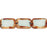 Czech Polished Rectangles 12 x 8mm Seafoam - Picasso (24pcs)