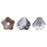 Czech Baby Bell Flowers 6 x 4mm Luster - Lt Copper Amethyst (50pcs)
