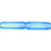 Czech Long Tubes 14 x 4mm Blue/Lt Green (25pcs)