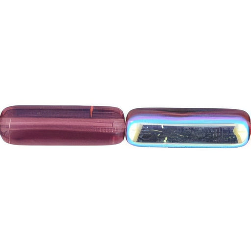 Czech Long Tubes 14 x 4mm Amethyst AB (25pcs)