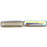 Czech Long Tubes 14 x 4mm Black Diamond AB (25pcs)