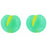 Czech Fruit Beads - Flat: Milky Green / Yellow (25pcs)