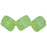 Czech Diagonal Cubes 8mm Milky Lt Peridot (25pcs)