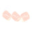 Czech Diagonal Cubes 8mm Rosaline (25pcs)
