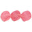 Czech Diagonal Cubes 8mm Milky Pink (25pcs)