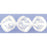 Czech Diagonal Cubes 8mm Luster - Crystal (25pcs)