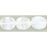 Czech Twisted Flat Ovals 12 x 9mm Milky White (25pcs)