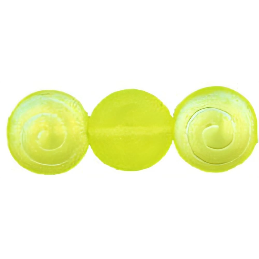 Czech Cinnamon Buns 13mm Matte - Jonquil AB (25pcs)