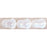 Czech Tulips 12 x 8mm Luster Iris - Milky White (25pcs)