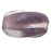 Czech Rectangle Twists 6mm Amethyst/Crystal (25pcs)