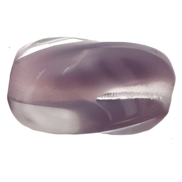 Czech Rectangle Twists 6mm Amethyst/Crystal (25pcs)