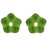 Czech Large Flower Spacer 7mm Olivine (50pcs)
