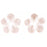 Czech Large Flower Spacer 7mm Rosaline (50pcs)