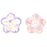 Czech Large Flower Spacer 7mm Rosaline AB (50pcs)