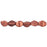 Czech Pinch Beads 5 x 3mm ColorTrends: Saturated Metallic Valiant Poppy (50pcs)
