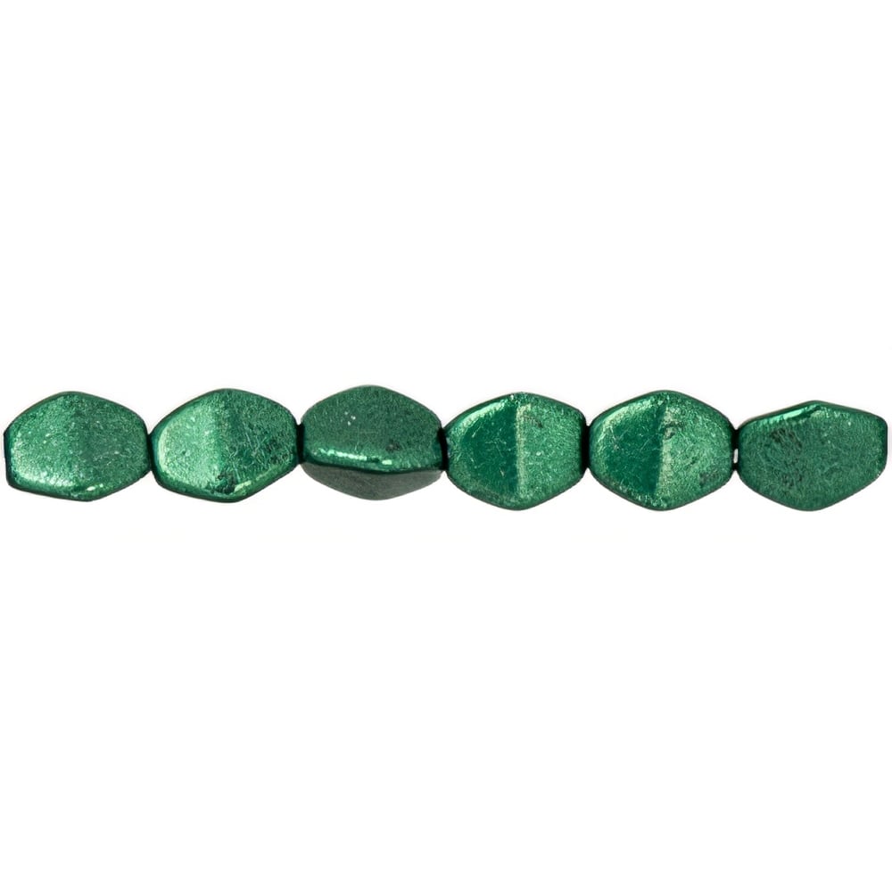 Czech Pinch Beads 5 x 3mm ColorTrends: Saturated Metallic Martini Olive (50pcs)
