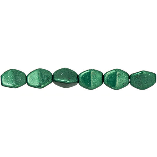Czech Pinch Beads 5 x 3mm ColorTrends: Saturated Metallic Martini Olive (50pcs)