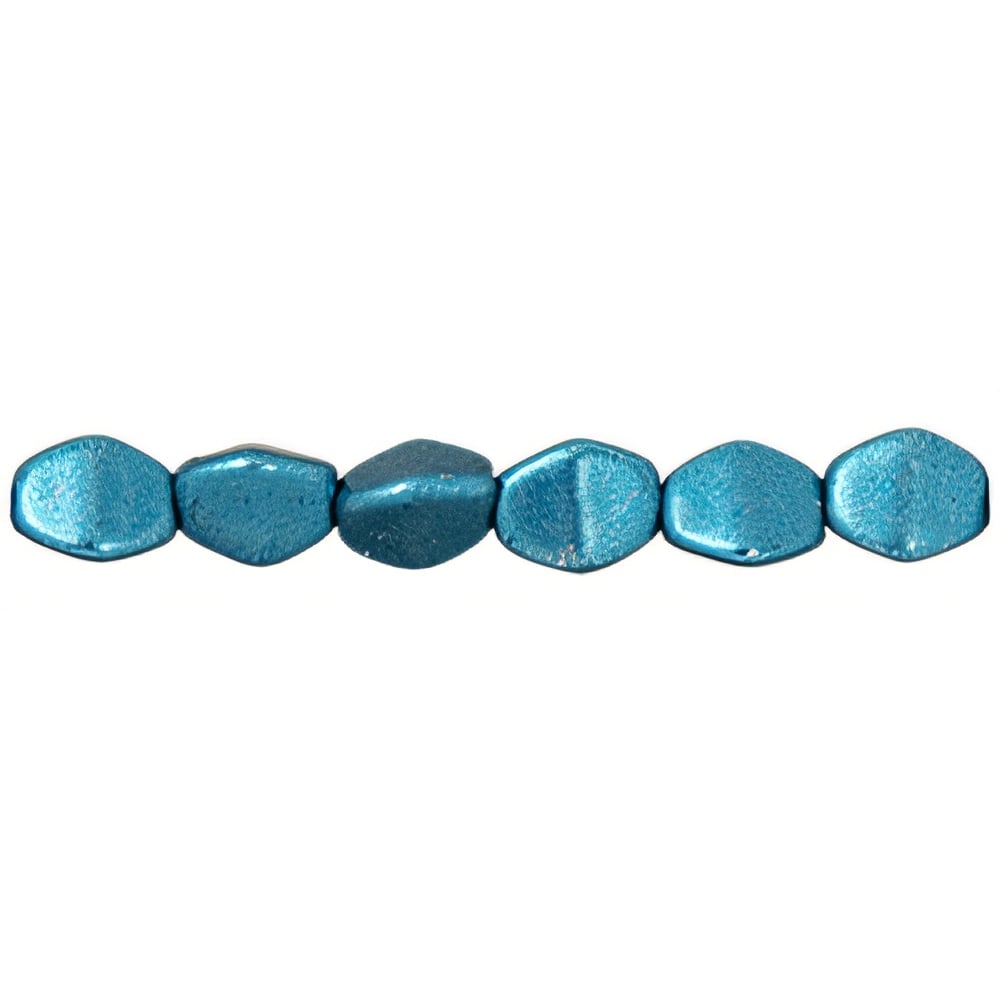 Czech Pinch Beads 5 x 3mm ColorTrends: Saturated Metallic Quetzal Green (50pcs)