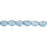 Czech Pinch Beads 5 x 3mm Luster - Transparent Blue (50pcs)