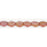 Czech Pinch Beads 5 x 3mm Luster - Transparent Topaz/Pink (50pcs)