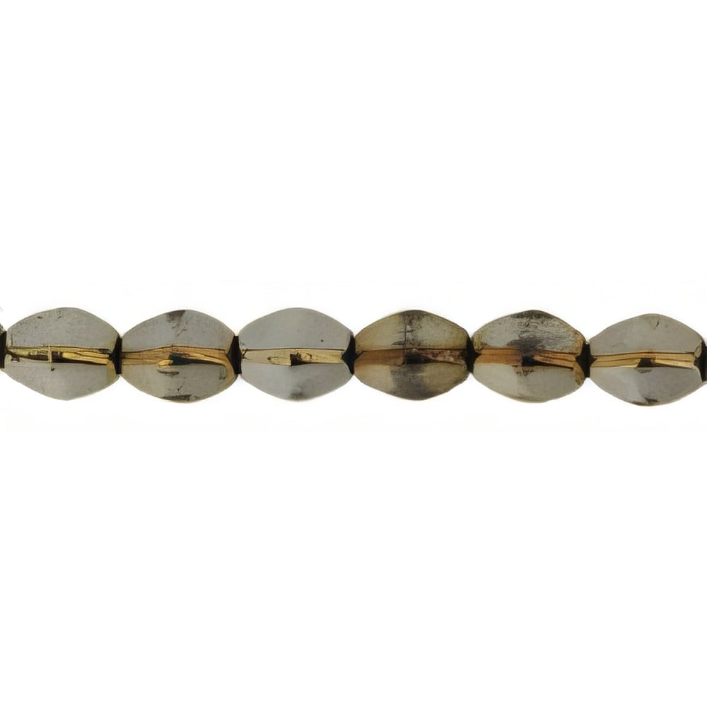 Czech Pinch Beads 5 x 3mm Iris - Brown (50pcs)