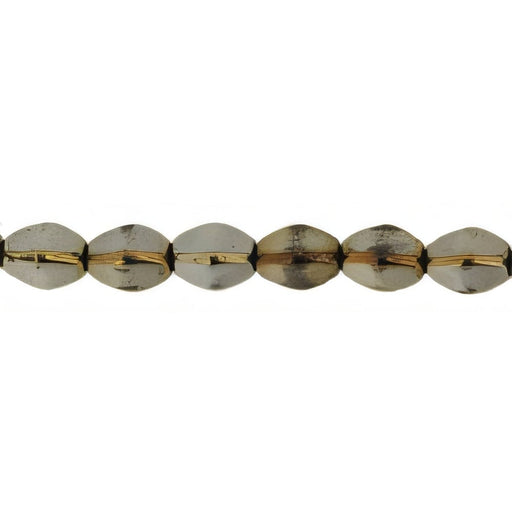Czech Pinch Beads 5 x 3mm Iris - Brown (50pcs)