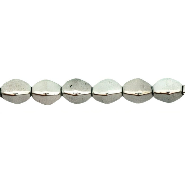 Czech Pinch Beads 5 x 3mm Silver (50pcs)
