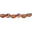 Czech Pinch Beads 5 x 3mm Apollo - Gold (50pcs)