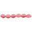 Czech Pinch Beads 5 x 3mm Carnation Pink (50pcs)