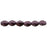 Czech Pinch Beads 5 x 3mm Metallic Suede - Dk Plum (50pcs)