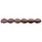 Czech Pinch Beads 5 x 3mm Metallic Suede - Pink (50pcs)