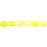 Czech Pinch Beads 5 x 3mm Lemon/White (50pcs)