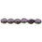Czech Pinch Beads 5 x 3mm Polychrome - Orchid Aqua (50pcs)