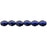 Czech Pinch Beads 5 x 3mm Chrome - Blue (50pcs)