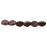 Czech Pinch Beads 5 x 3mm Chrome - Copper Rose (50pcs)