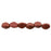 Czech Pinch Beads 5 x 3mm Matte - Metallic Lava (50pcs)