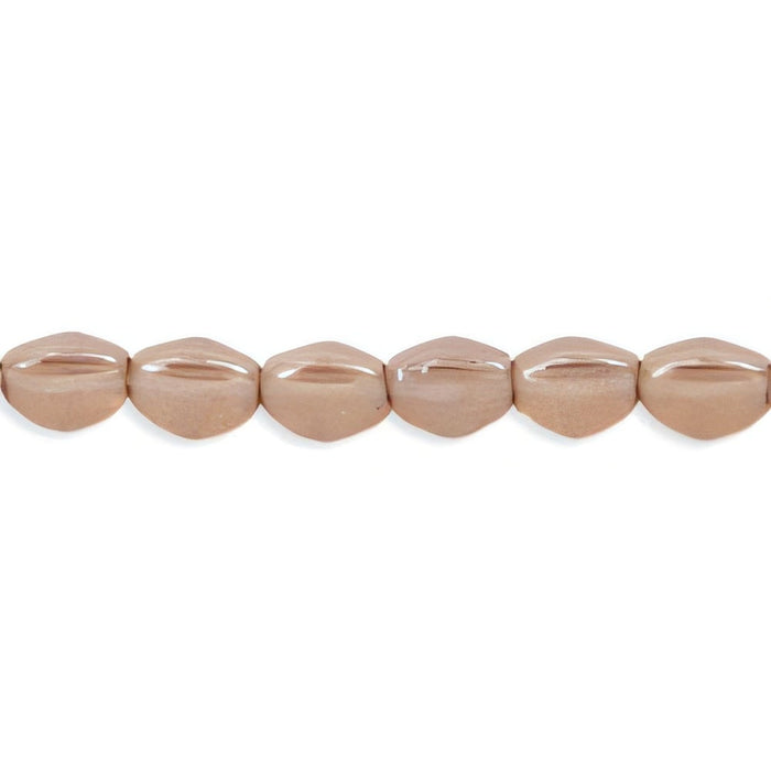 Czech Pinch Beads 5 x 3mm Luster - Smoky Topaz (50pcs)